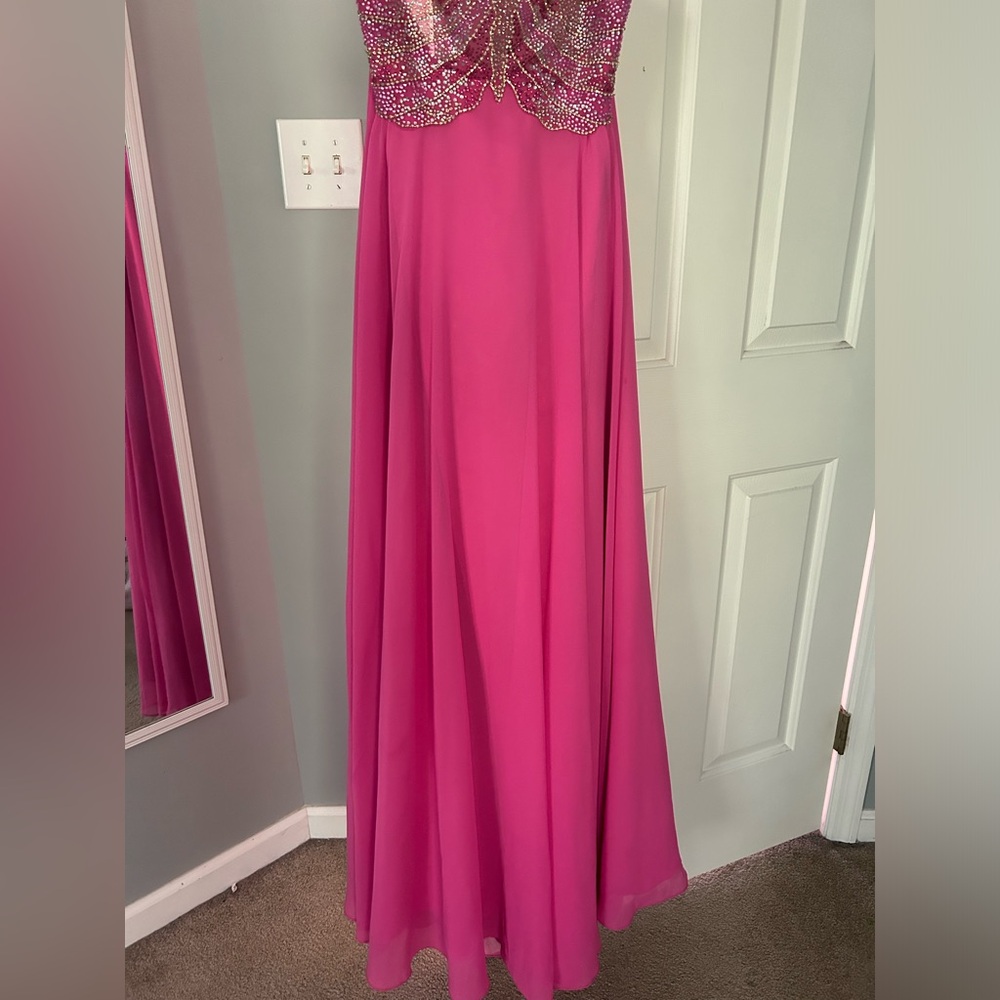 Jovani 000297 Beaded Butterfly Dress - Picture 3 of 12